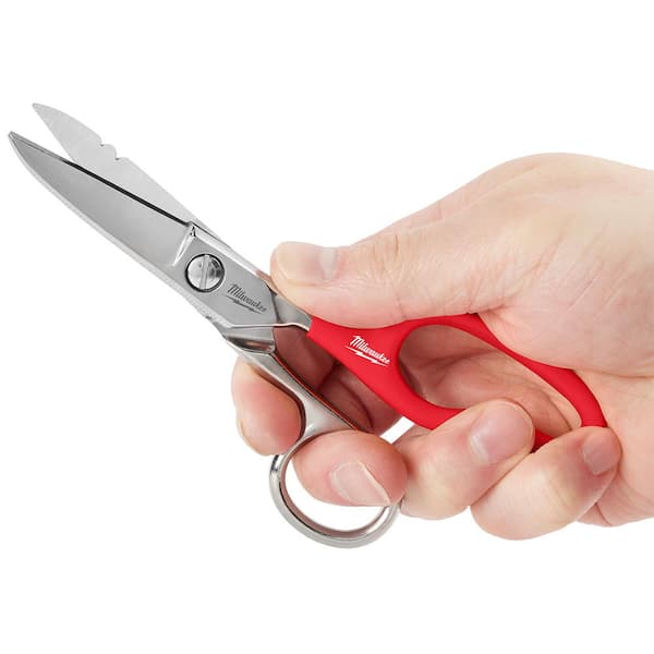 Milwaukee Electrician Scissors with Extended Handle 48-22-4049