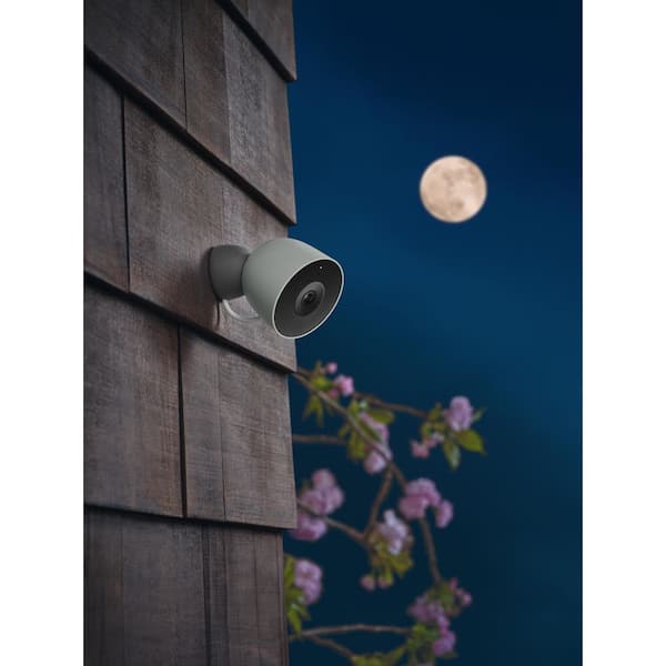 Google Nest Outdoor Security Camera (Wired, 2nd gen) - Hazel