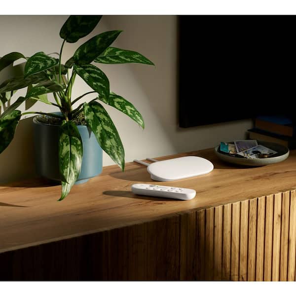 Google TV Streamer (4K) with Voice Remote - Porcelain GA05662-US