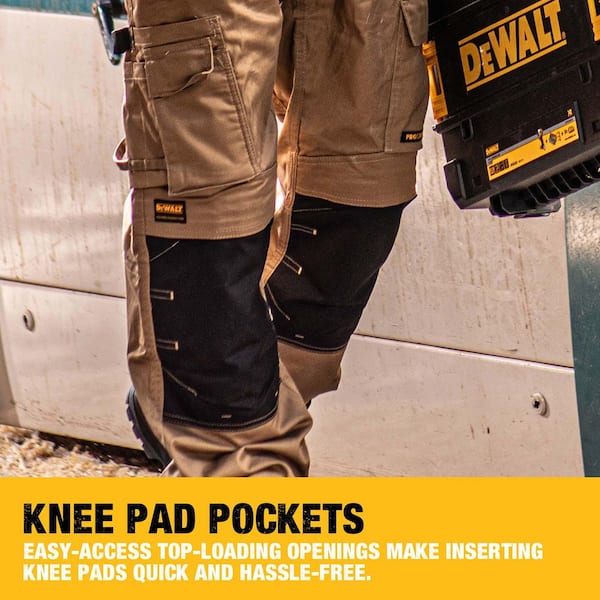 DEWALT Pro Tradesman Combo Men's 36 in. W x 31 in. L Tan Polyester