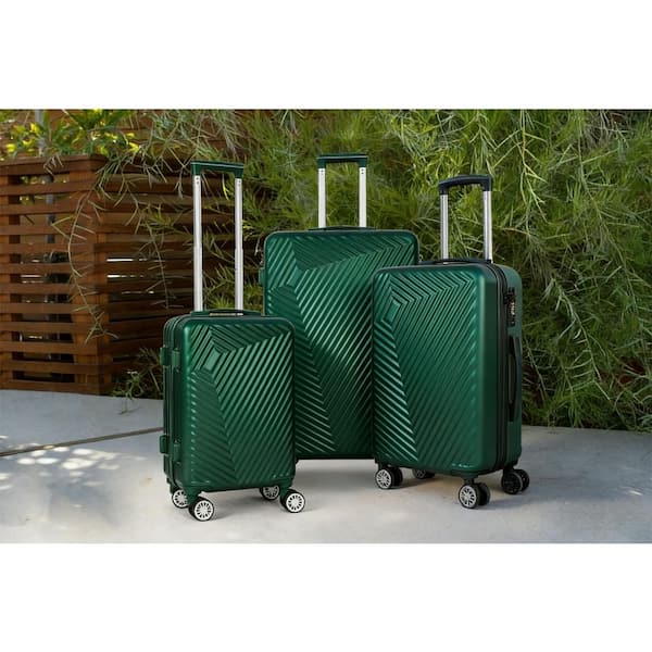 HIKOLAYAE Port Victoria Nested Hard Side Luggage Set in Sea Green