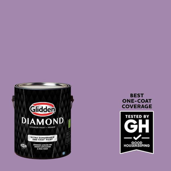 Glidden Diamond 1 gal. PPG1049-5 Mauve Madness Satin Interior