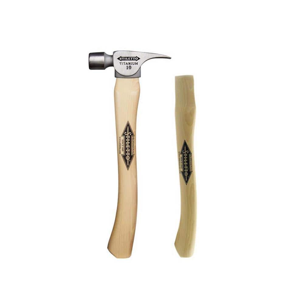 Milwaukee 10 oz. Titanium Smooth Face Hammer with 14.5 in. Curved