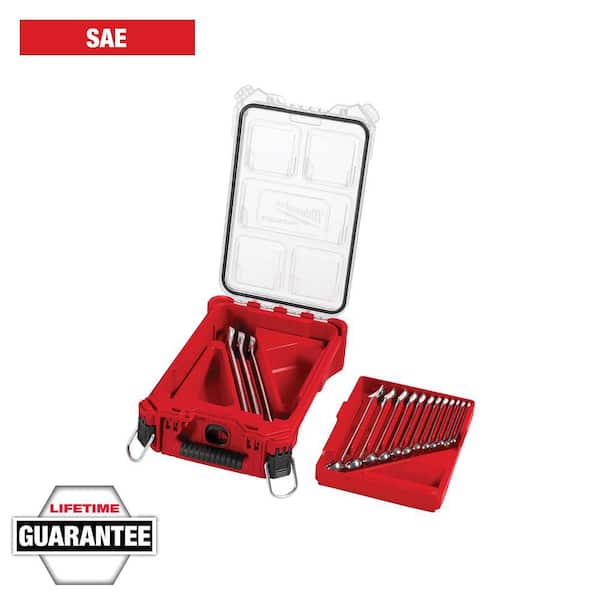 Milwaukee SAE Combination Wrench Set with PACKOUT Compact