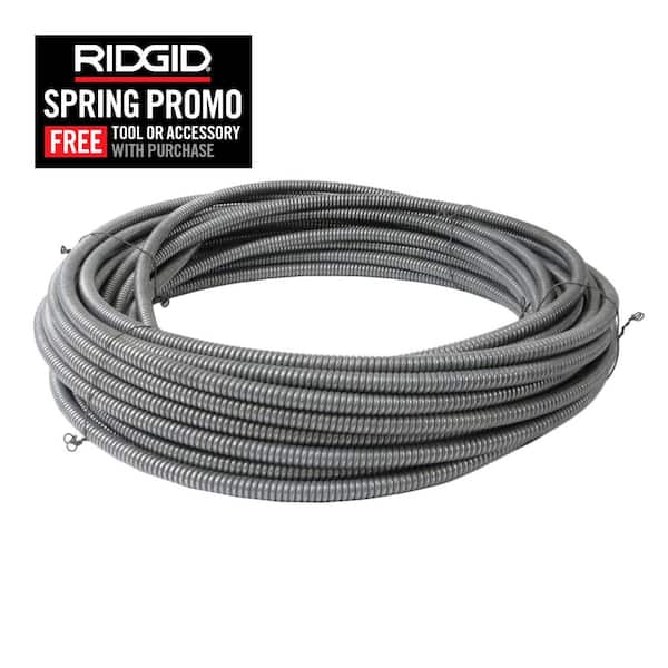 RIDGID 125 ft (38 m) Cable Assembly for Flexshaft K9-306 Drain