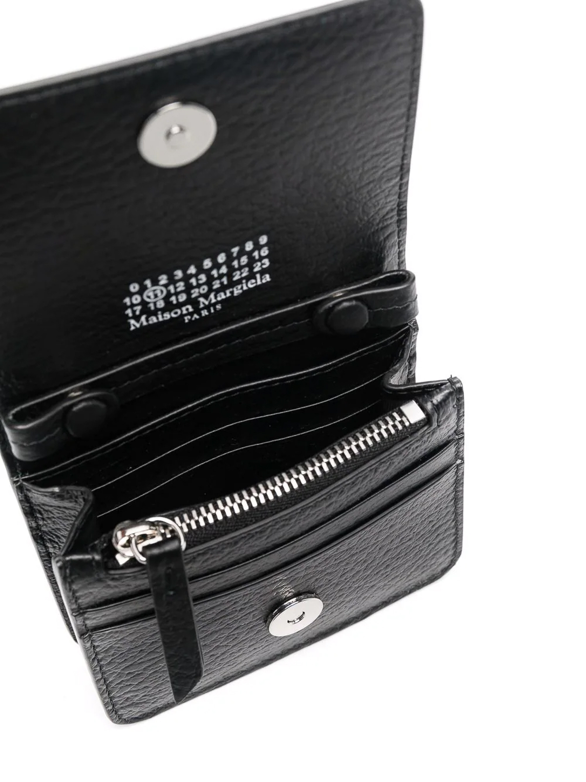 Maison Margiela Four stitch chain-link wallet|SA3UI0009P4455T8013