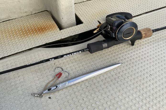 ソルティガSJを実釣インプレ。超軽量なのに曲げられるだと