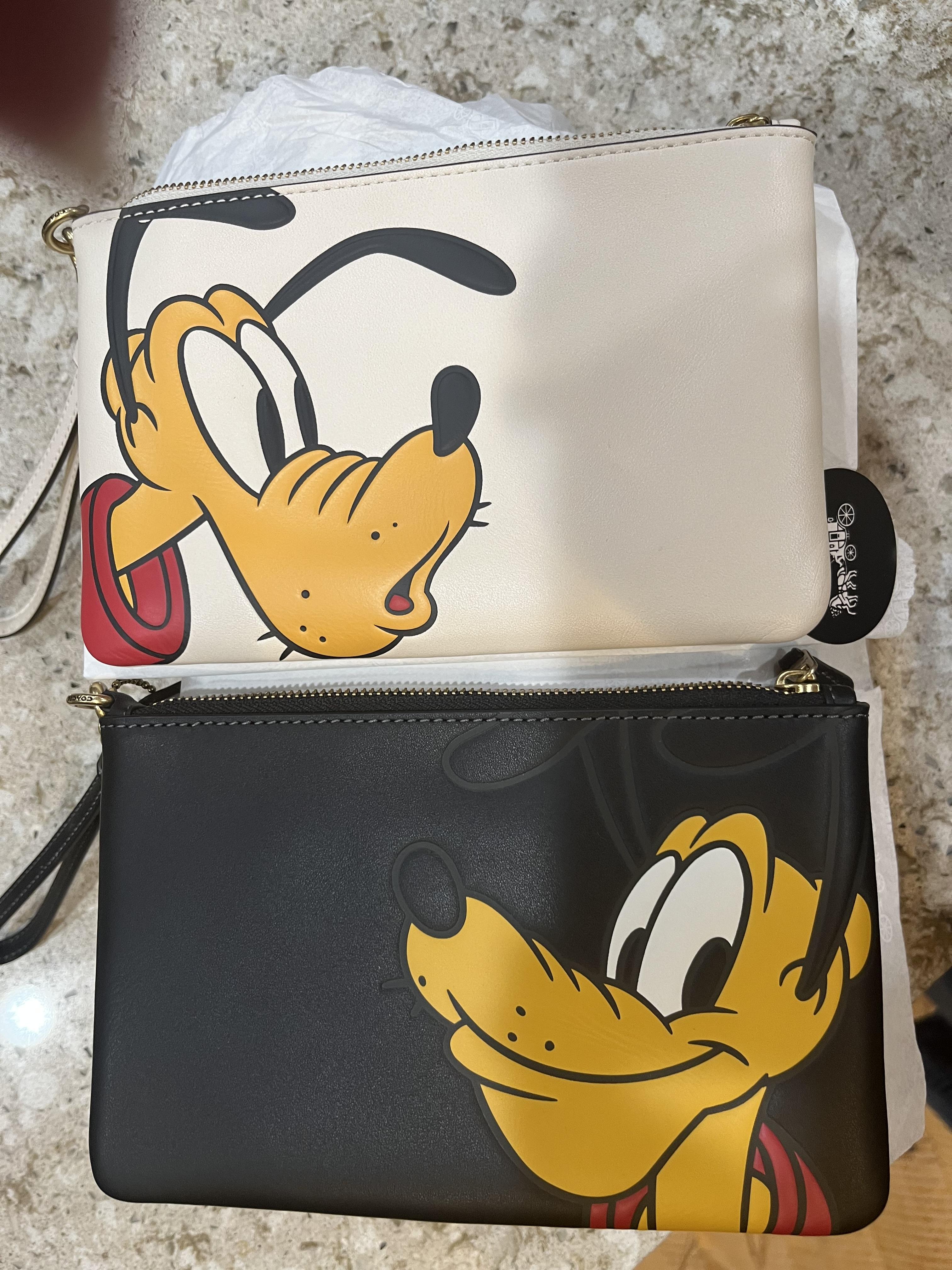 COACH® | Disney X Coach Essential Small Wristlet With Pluto
