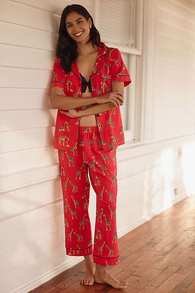 BedHead PJs Giraffes in Love Pajama Set | Anthropologie