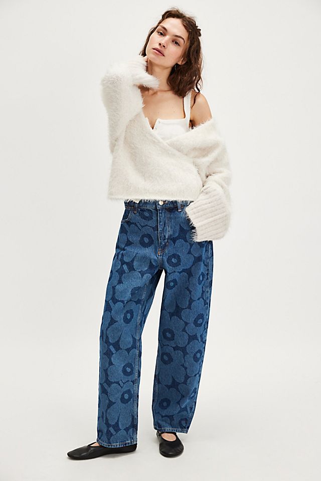 Marimekko Maridenim Barrel Unikko Jeans | Free People