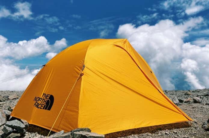 ザ・ノース・フェイスの登山テントならコレ！軽いのに強い、山での使用