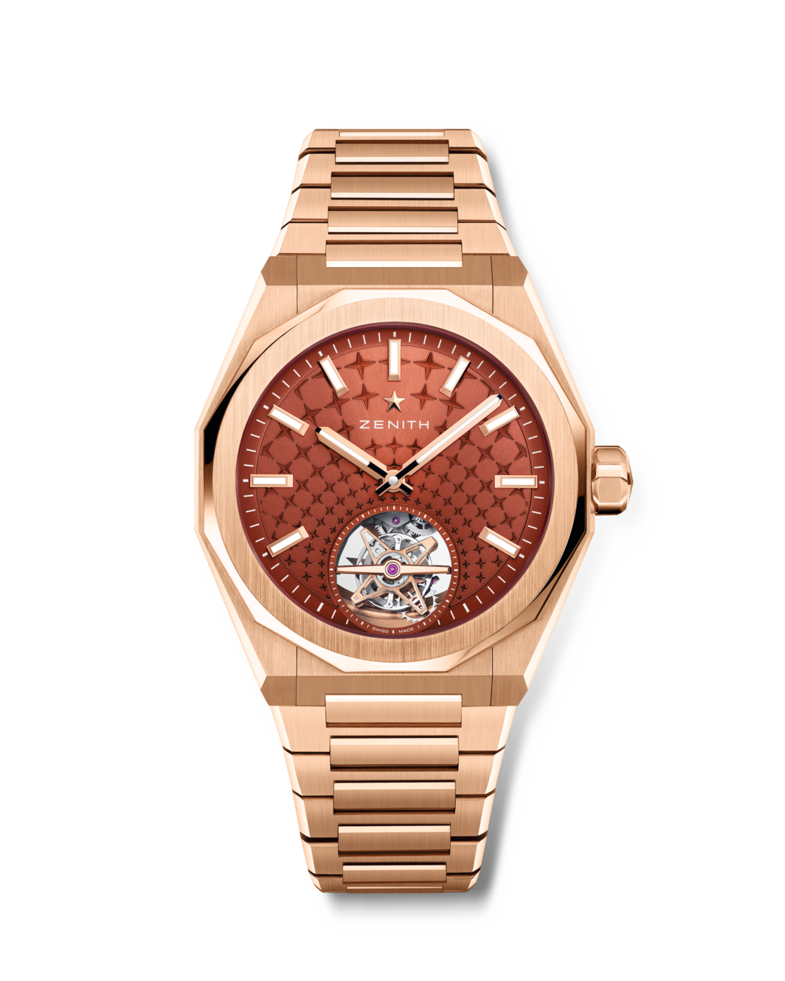 ZENITH デファイ スカイライン トゥールビヨン - 41.00mm, 18K ローズ