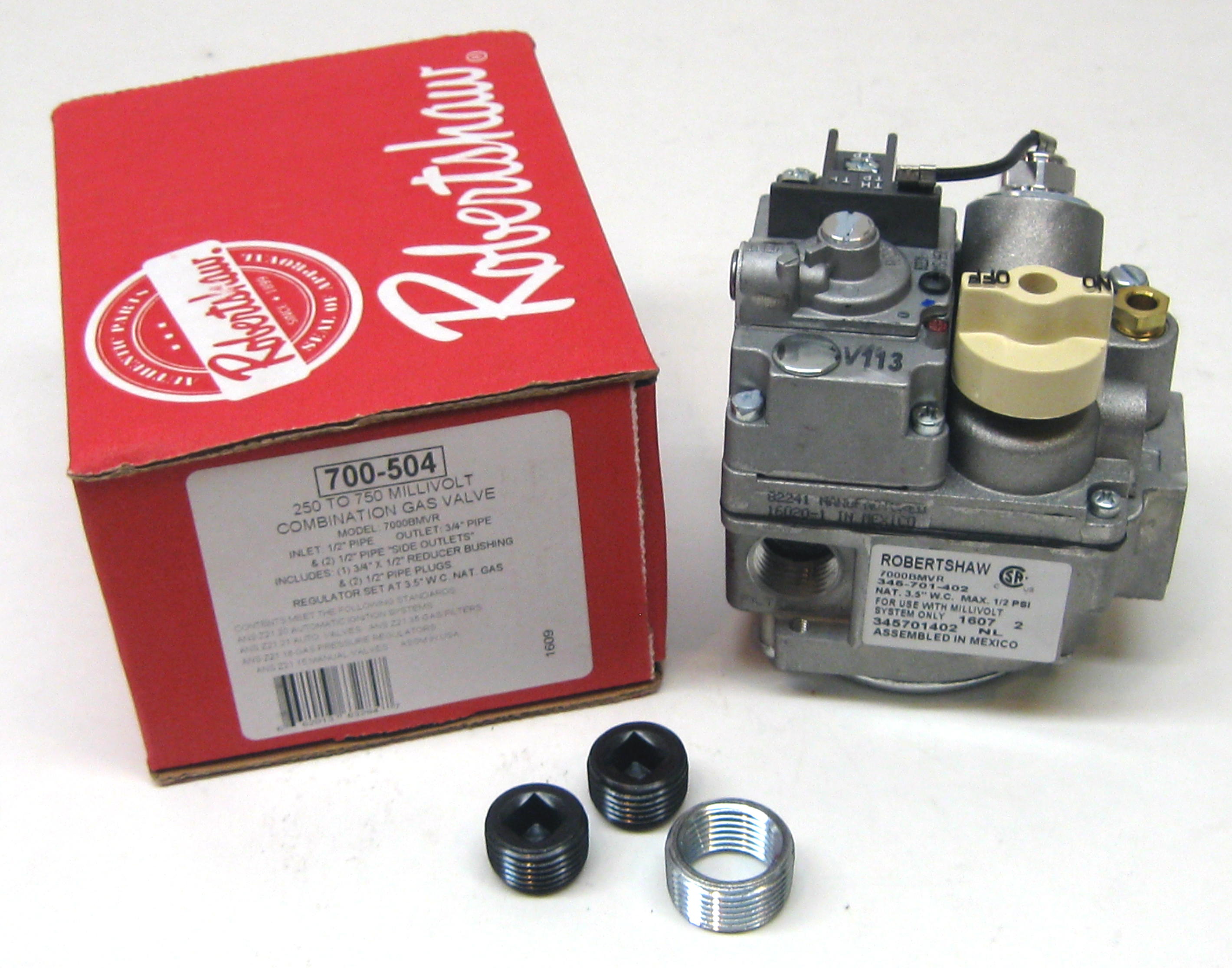 Robertshaw Gas Valve 700-504 7000BMVR for Frymaster Vulcan Garland