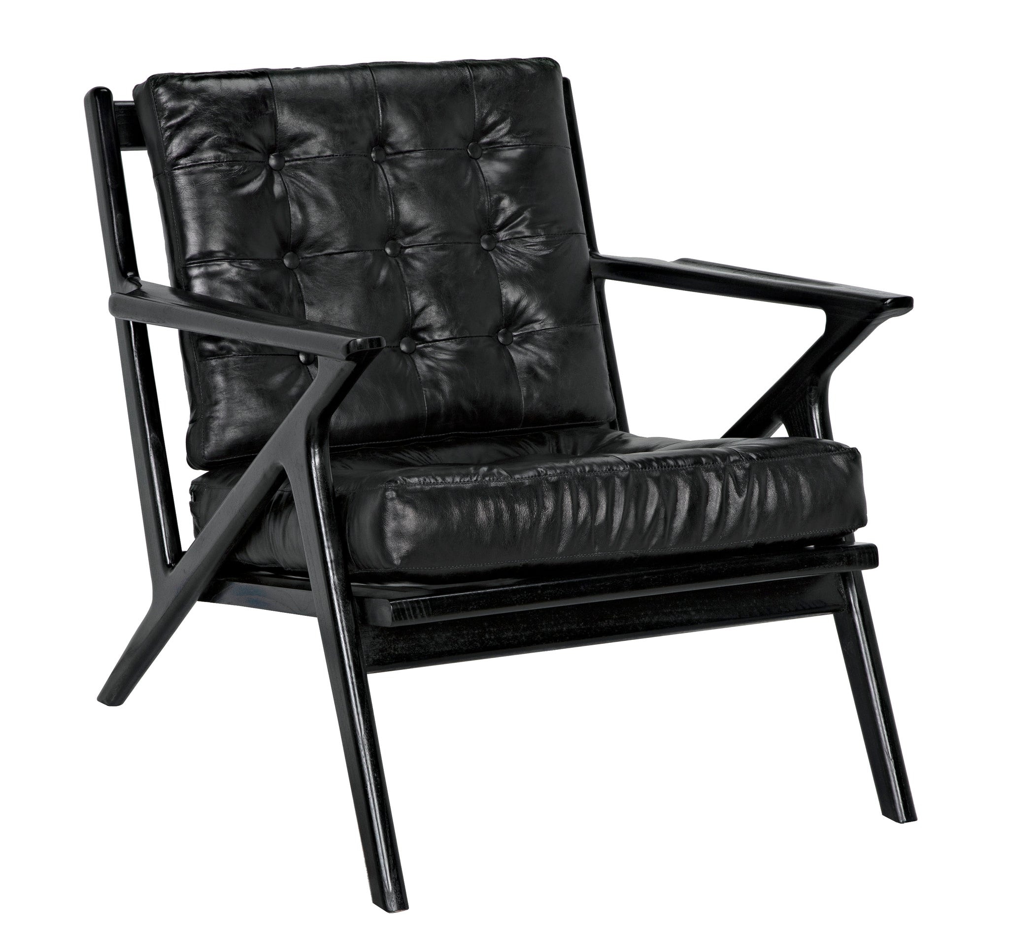 Noir Lauda Chair with Black Leather AE-248CHB - Portland, OR | Key