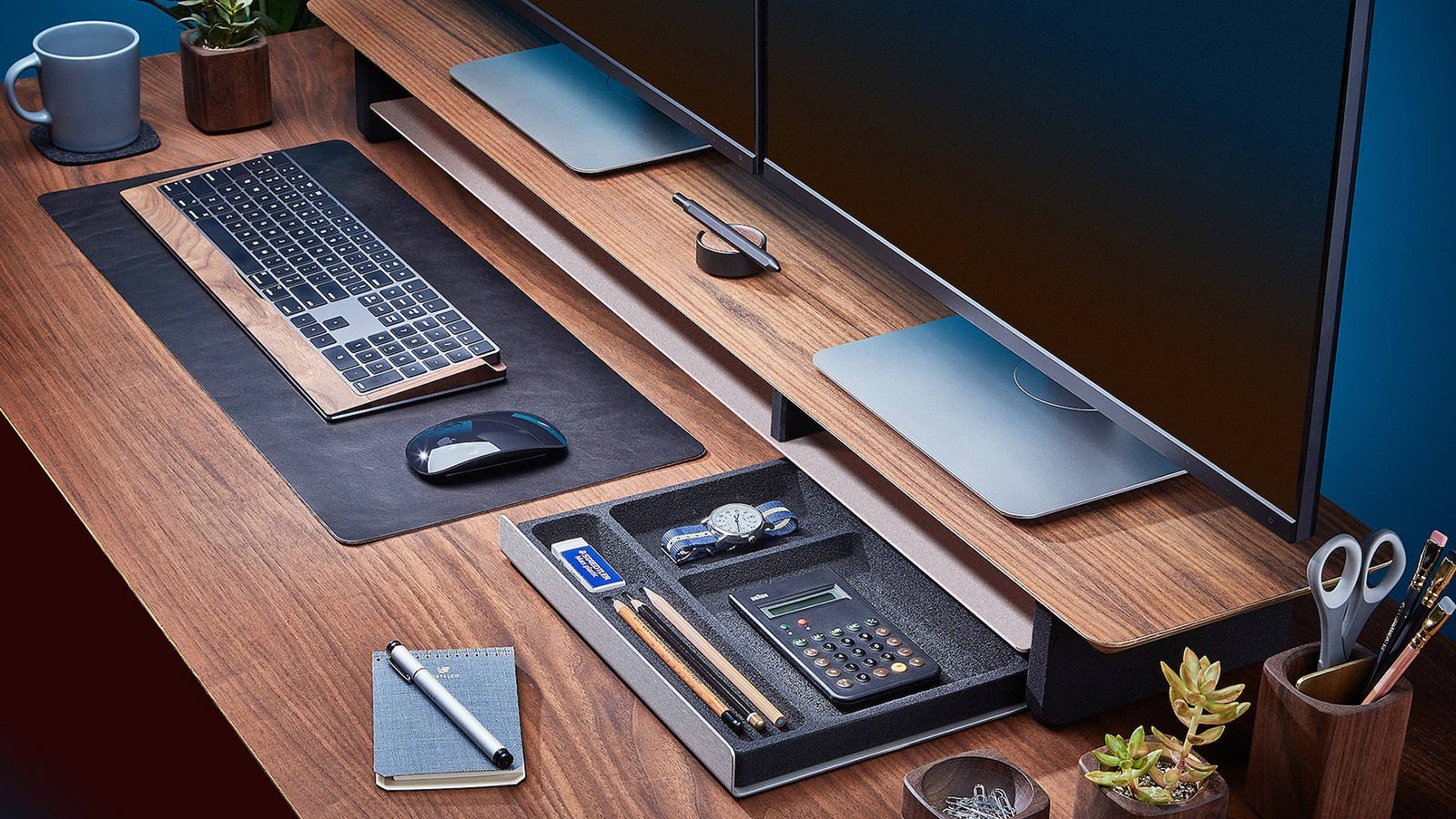 Revitalize Your Workspace With The Grovemade Desk Shelf System