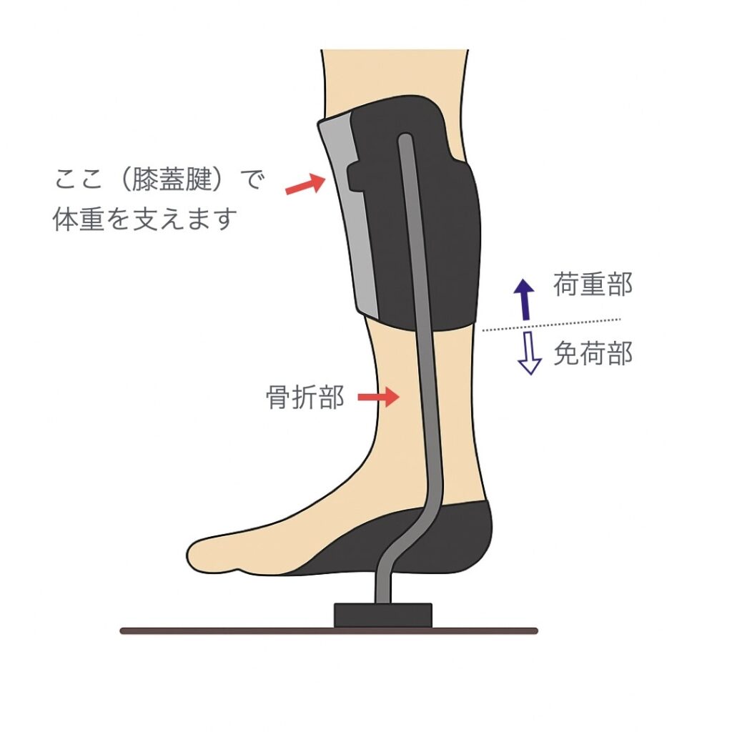 PTB装具 荷重調節装置付き PTB装具 荷重調節装置付き 荷重調節装置Ver