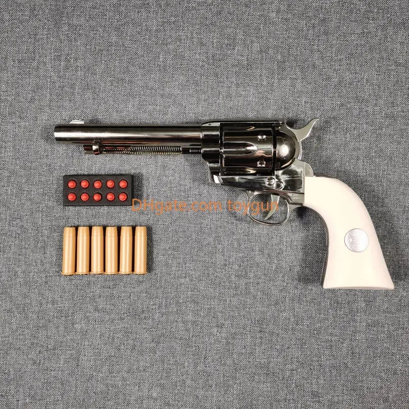 Realistic Toy Revolver: Colt 1873 SAA Replica, Alloy Metal, Soft
