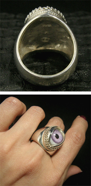 Catalonia】目玉 アイズシルバーリング 11～27号義眼リング 指輪
