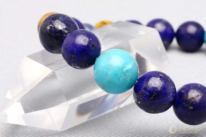 ラピスラズリ・ターコイズ・カイヤナイト ブレスレット ｜ 天然石通販