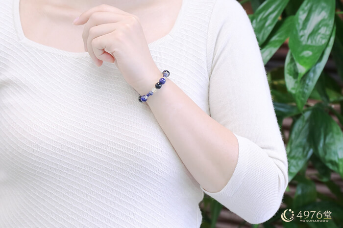 ラピスラズリ・サファイア・ホークスアイ ブレスレット ｜ 天然石通販