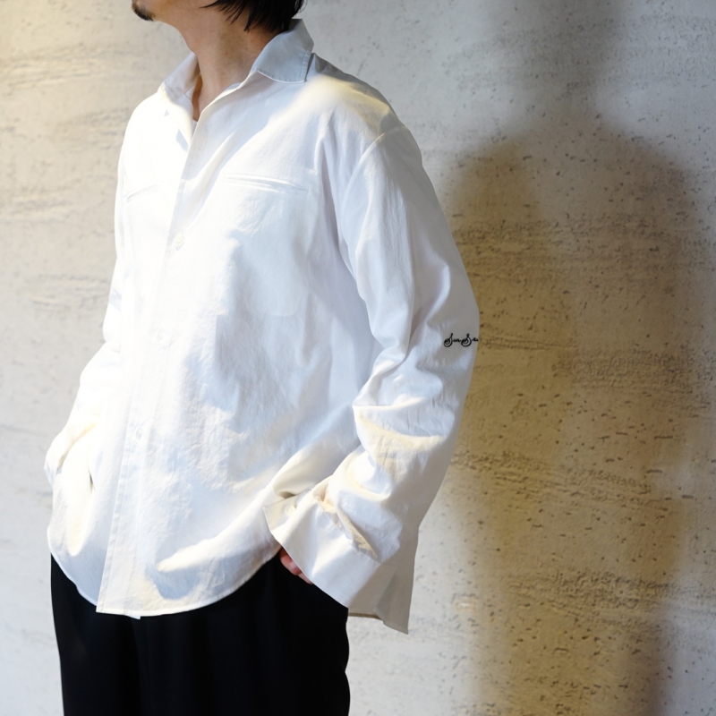 SUNSEA (サンシー) 30th Collectionの新作、Shrinkage Cotton Shirt