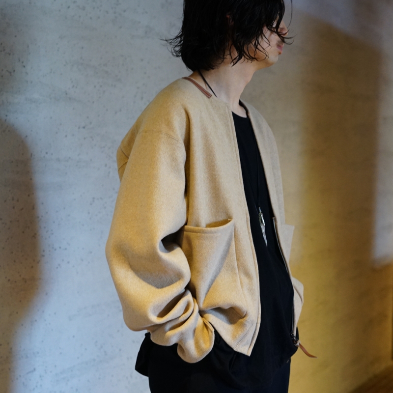 SUNSEA (サンシー) 31th Collectionの新作、Half Zip Cardiganのご紹介