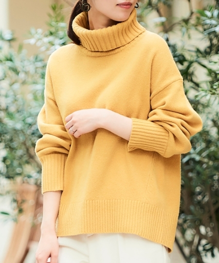 ラムタートルニット/le.coeur blanc(ルクールブラン)｜ルクールブラン