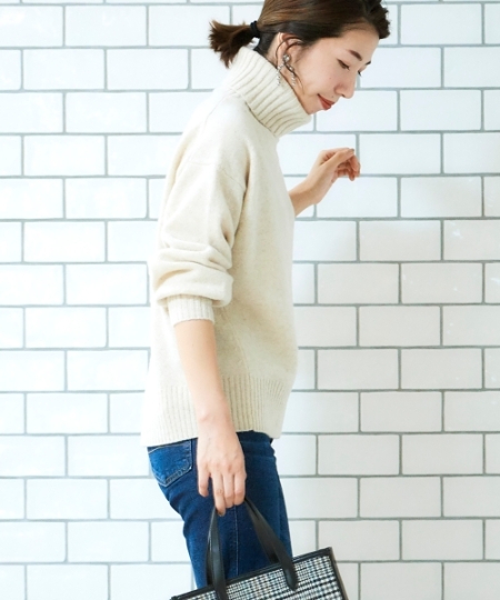 ラムタートルニット/le.coeur blanc(ルクールブラン)｜ルクールブラン