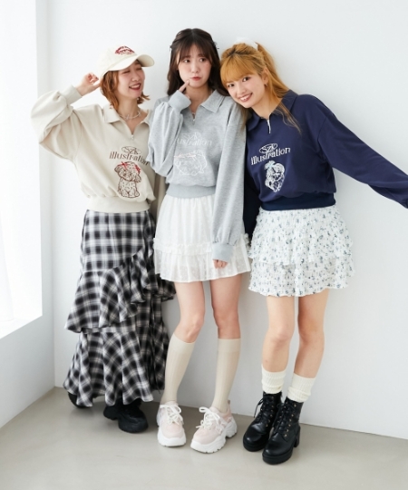 SZKコラボ ZIPスウェット/MAJESTIC LEGON(マジェスティックレゴン