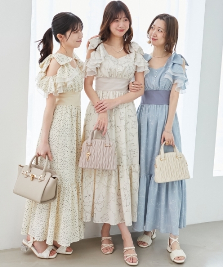 ∞フリルリボンコルセットワンピース/MAJESTIC LEGON(マジェスティック