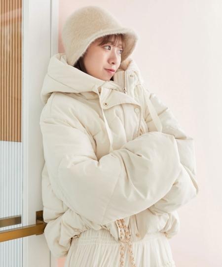 ボリューム中綿ブルゾン/MAJESTIC LEGON(マジェスティックレゴン