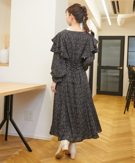 スタイルアップフリルワンピース/MAJESTIC LEGON(マジェスティック