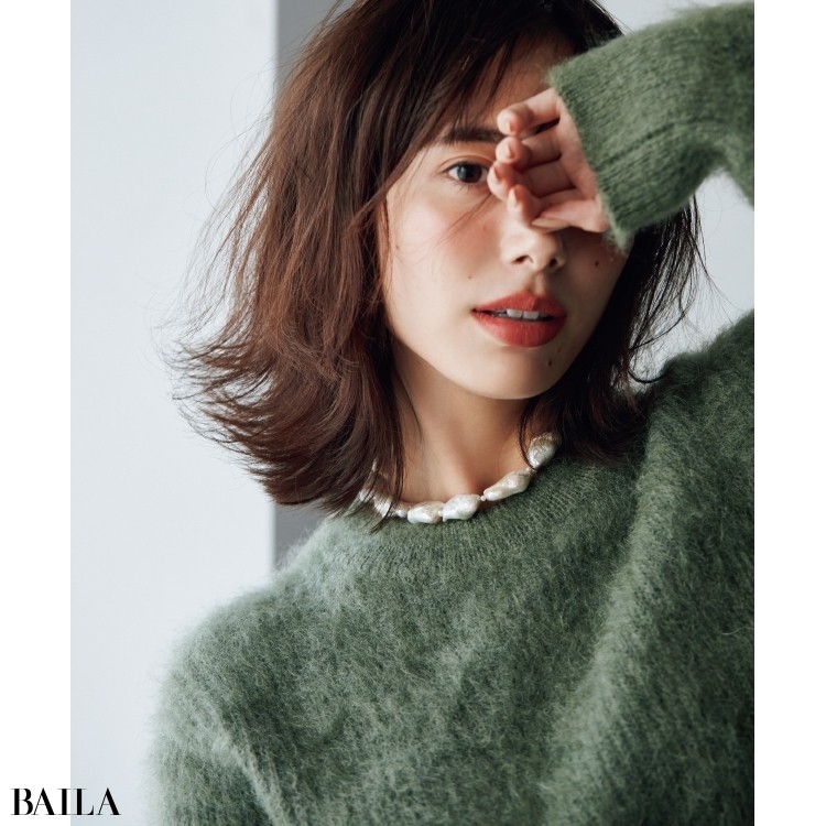 ニットとネックレスの素敵な関係〈まとめ〉】毎日着るニットを胸元で