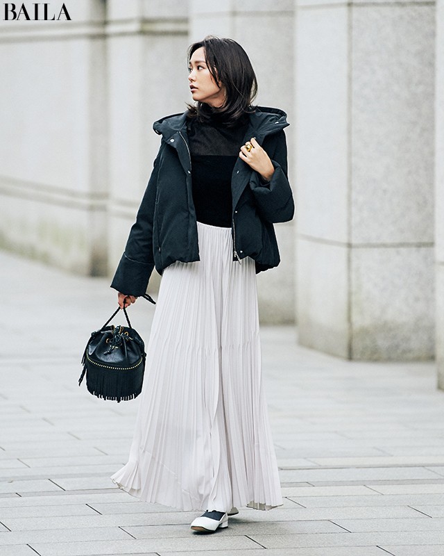 快活ショート丈ダウン人気No.1【STUDIOS（ステュディオス）】を桐谷