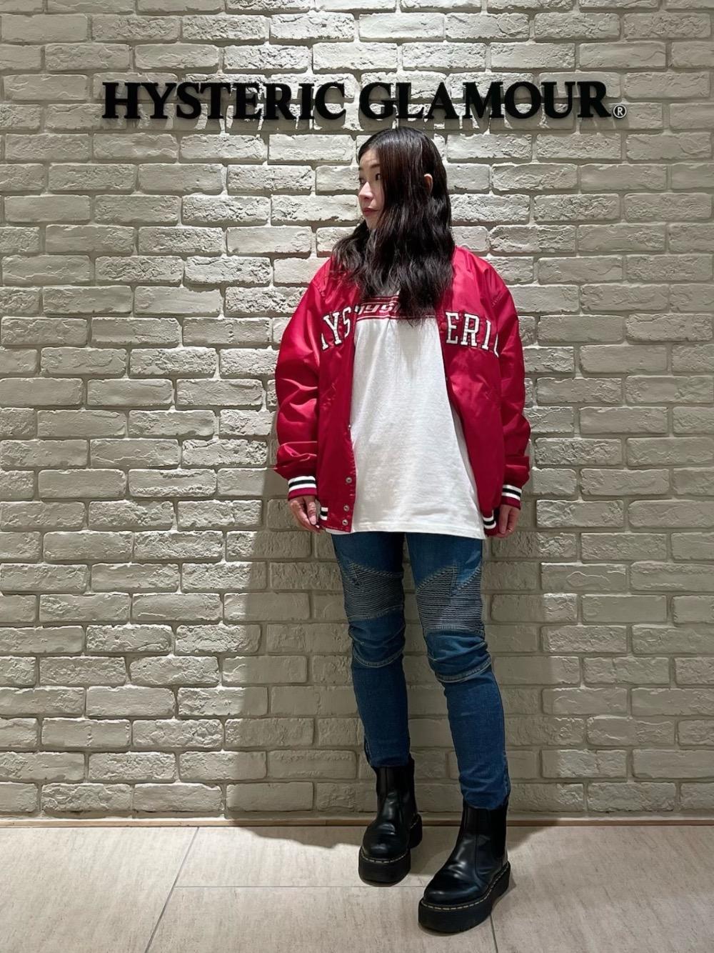 ヒステリックグラマートマトバードナイロンジャケット STYLING