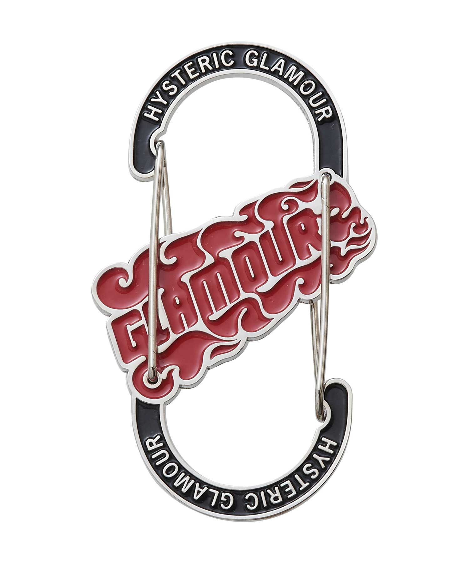 FLAME LOGO カラビナキーホルダー|HYSTERIC GLAMOUR MEN | HYSTERIC