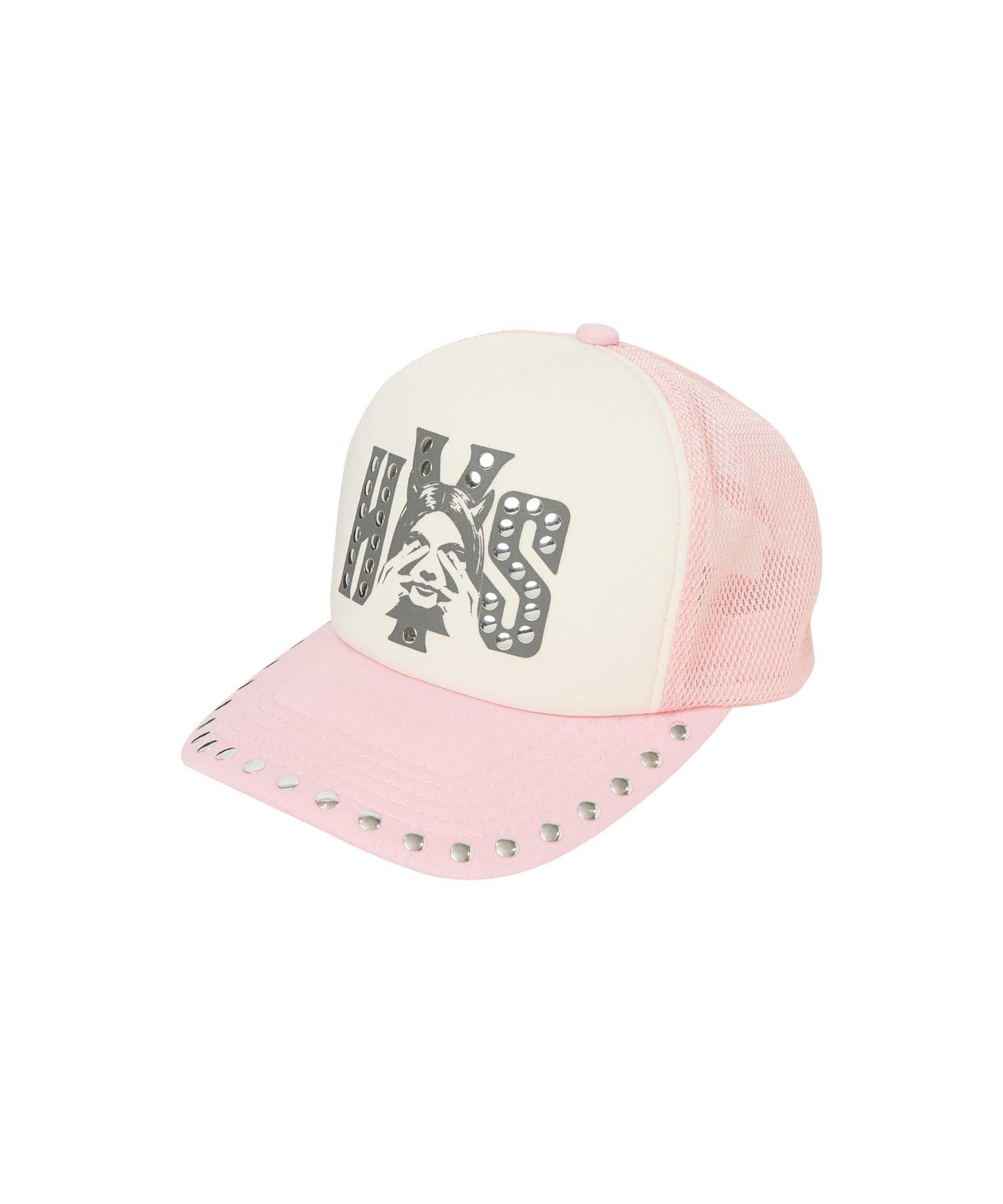 SEE NO EVIL スタッズメッシュキャップ|HYSTERIC GLAMOUR WOMEN