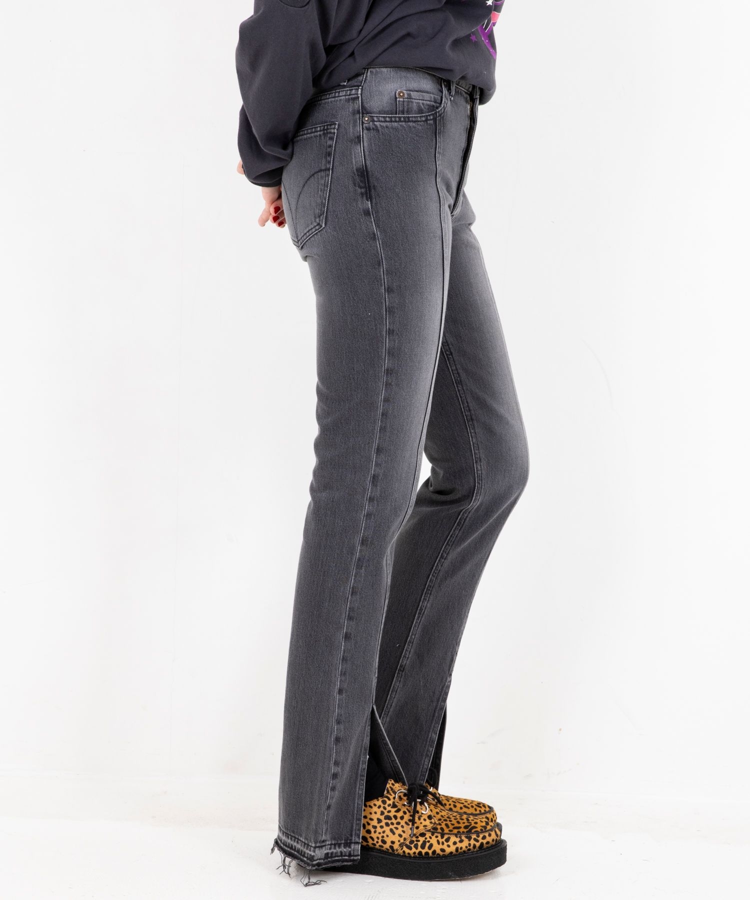 GUITAR GIRL センタースリットデニムパンツ|HYSTERIC GLAMOUR WOMEN