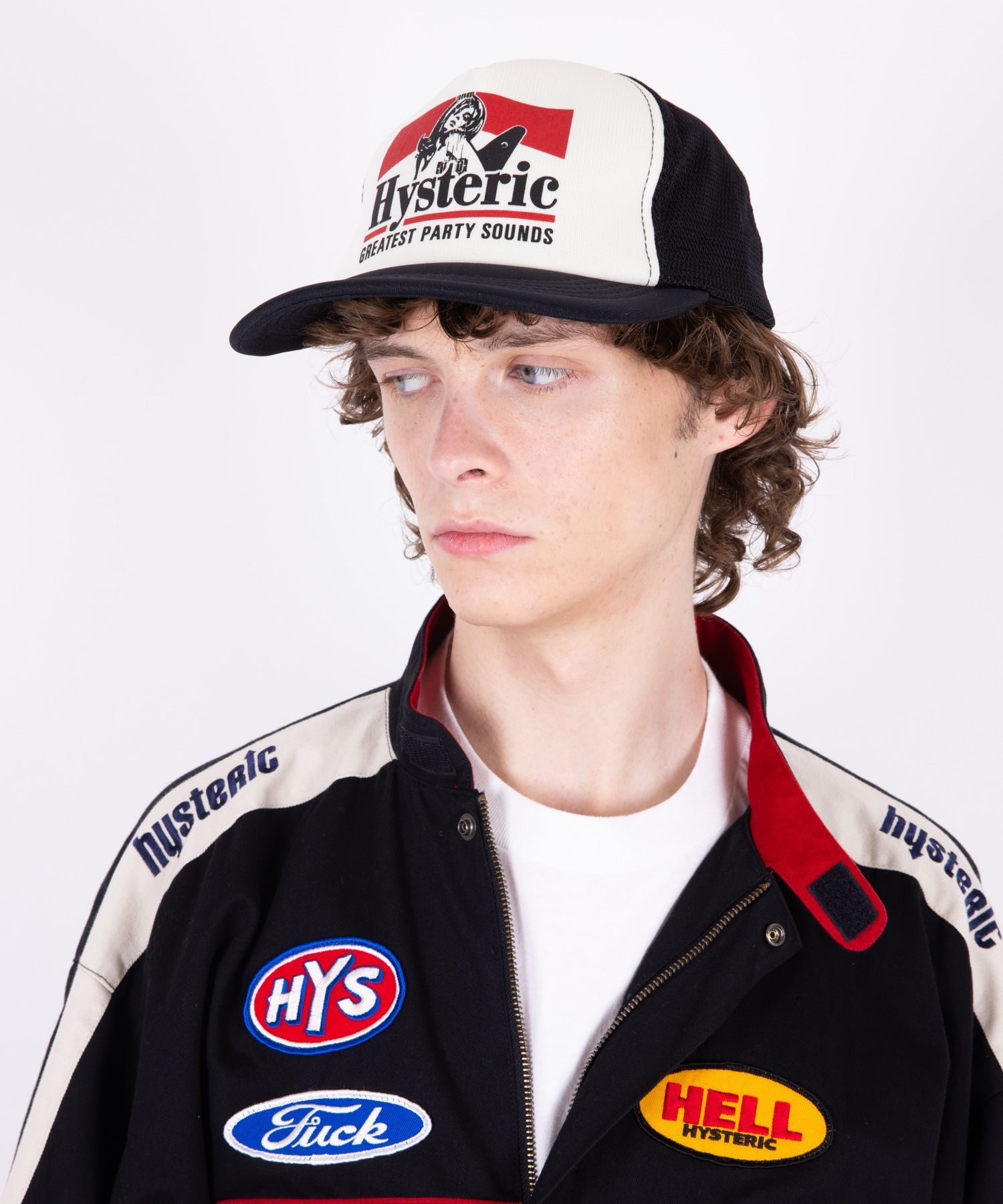 GUITAR GIRL メッシュキャップ|HYSTERIC GLAMOUR MEN | HYSTERIC