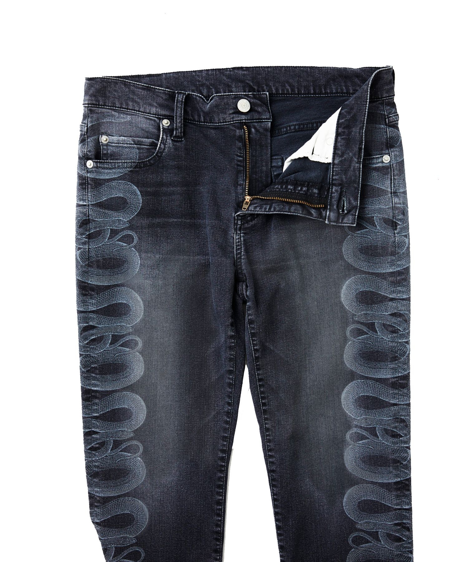 SNAKE LOOP スキニーデニムパンツ|HYSTERIC GLAMOUR WOMEN | HYSTERIC