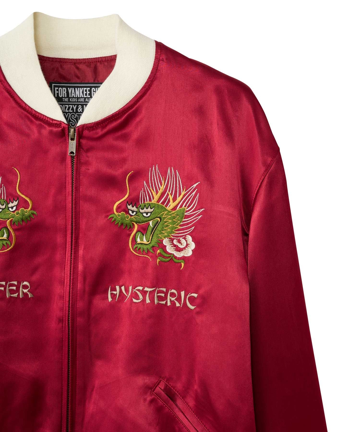 DRAGON LADY TOUR刺繍 スカジャン|HYSTERIC GLAMOUR MEN | HYSTERIC