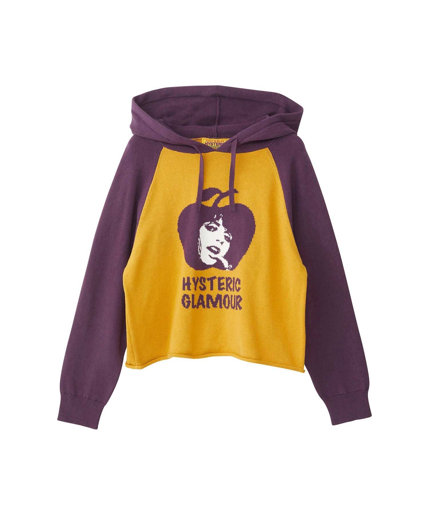 APPLE GIRL編込 パーカー|HYSTERIC GLAMOUR WOMEN | HYSTERIC GLAMOUR