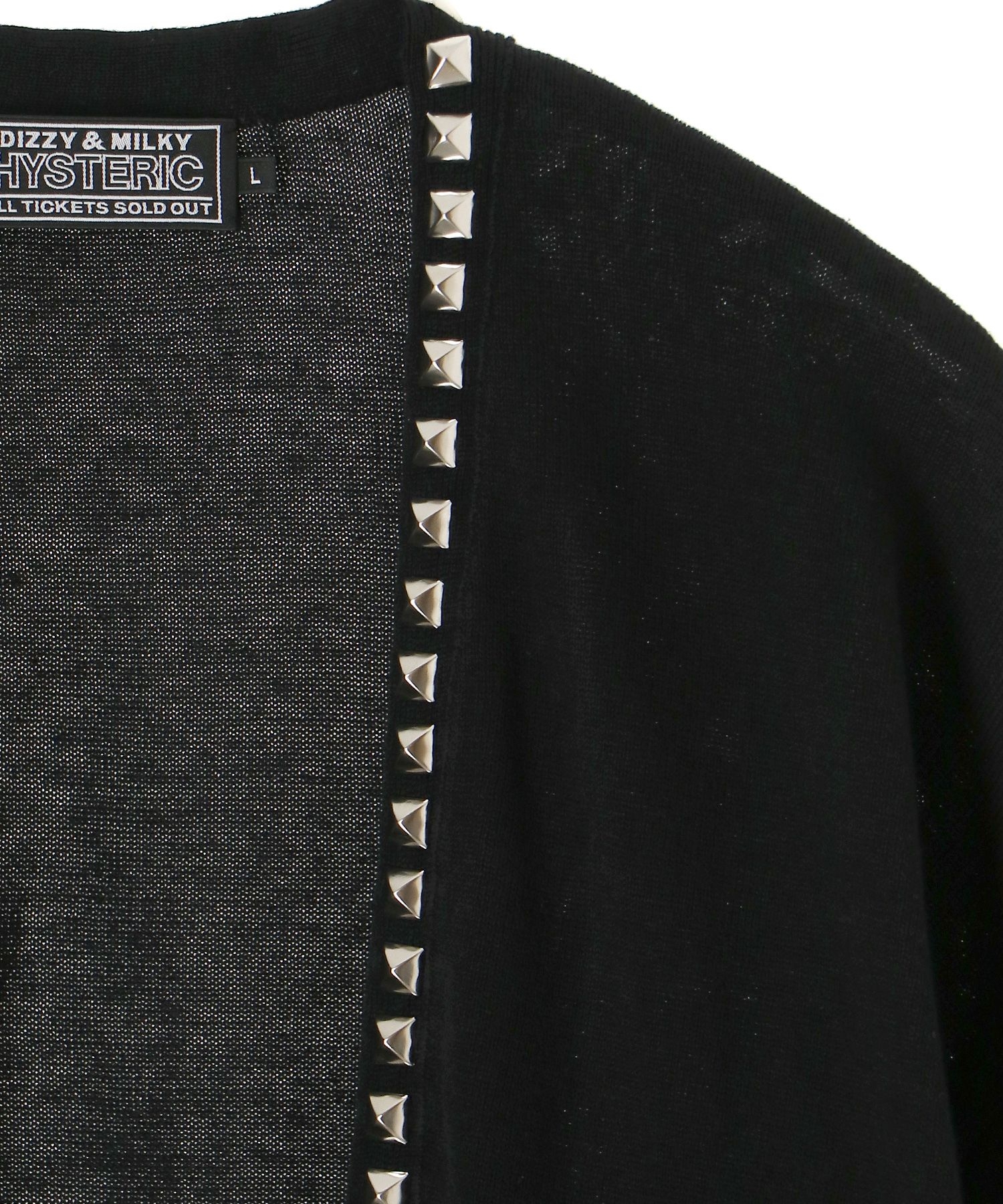 スタッズ カーディガン|HYSTERIC GLAMOUR MEN | HYSTERIC GLAMOUR