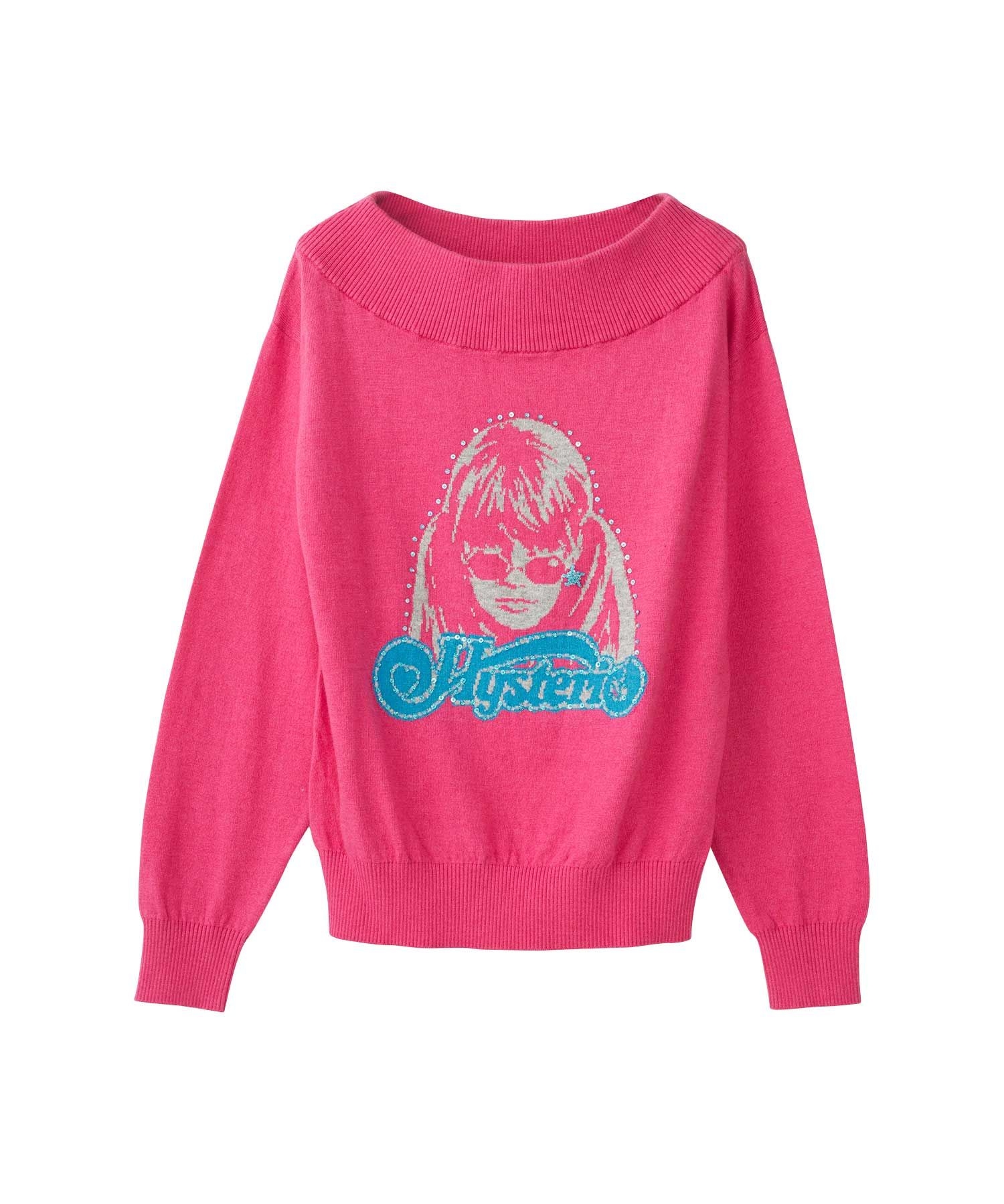 HYSTERIC SERVICEジャカード プルオーバー|HYSTERIC GLAMOUR WOMEN