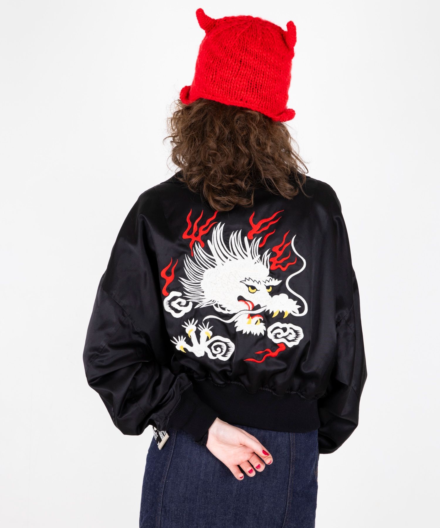 DRAGON刺繍 ライダーススカジャン|HYSTERIC GLAMOUR WOMEN | HYSTERIC