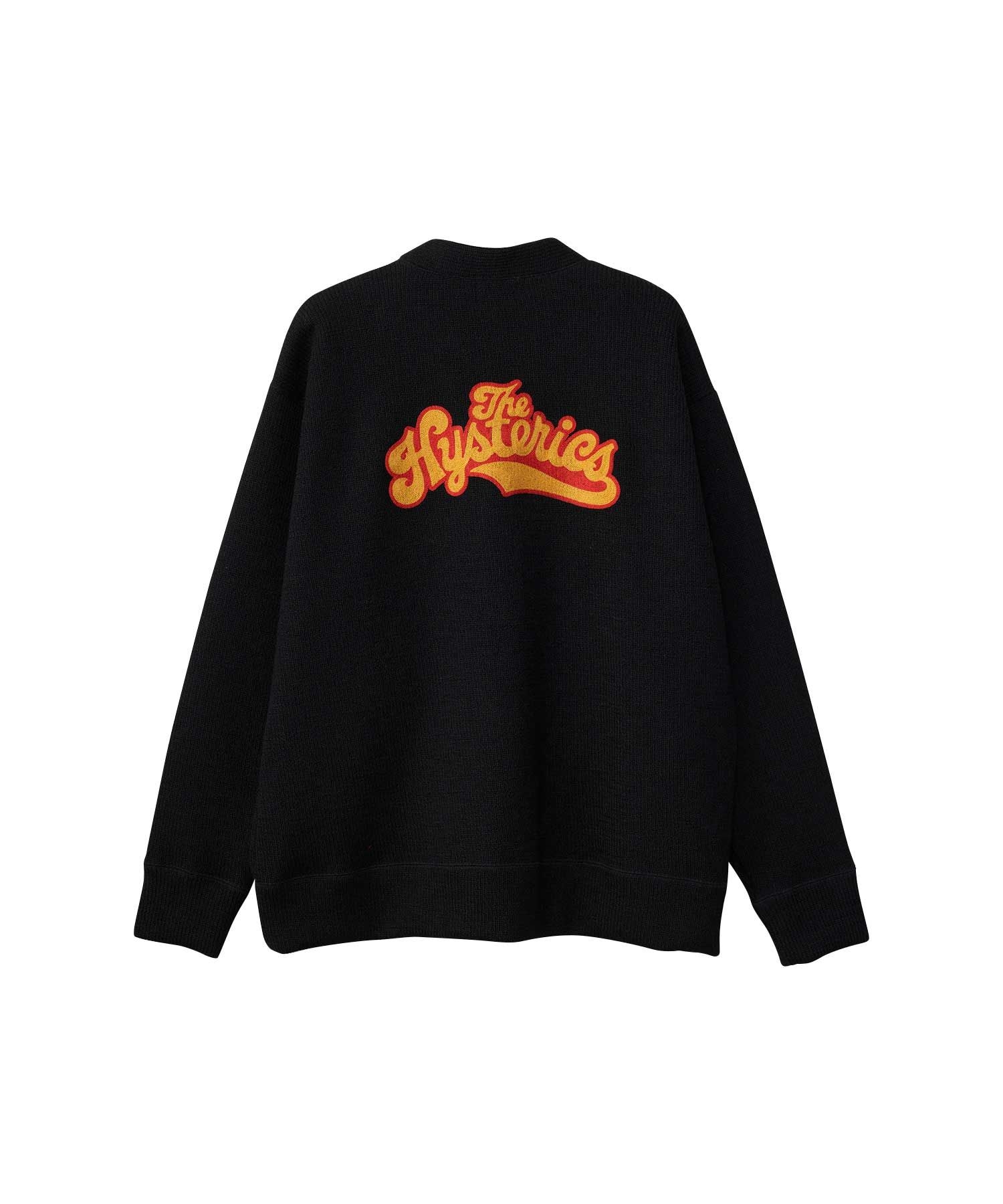 THE HYSTERICS刺繍 カーディガン|HYSTERIC GLAMOUR MEN | HYSTERIC