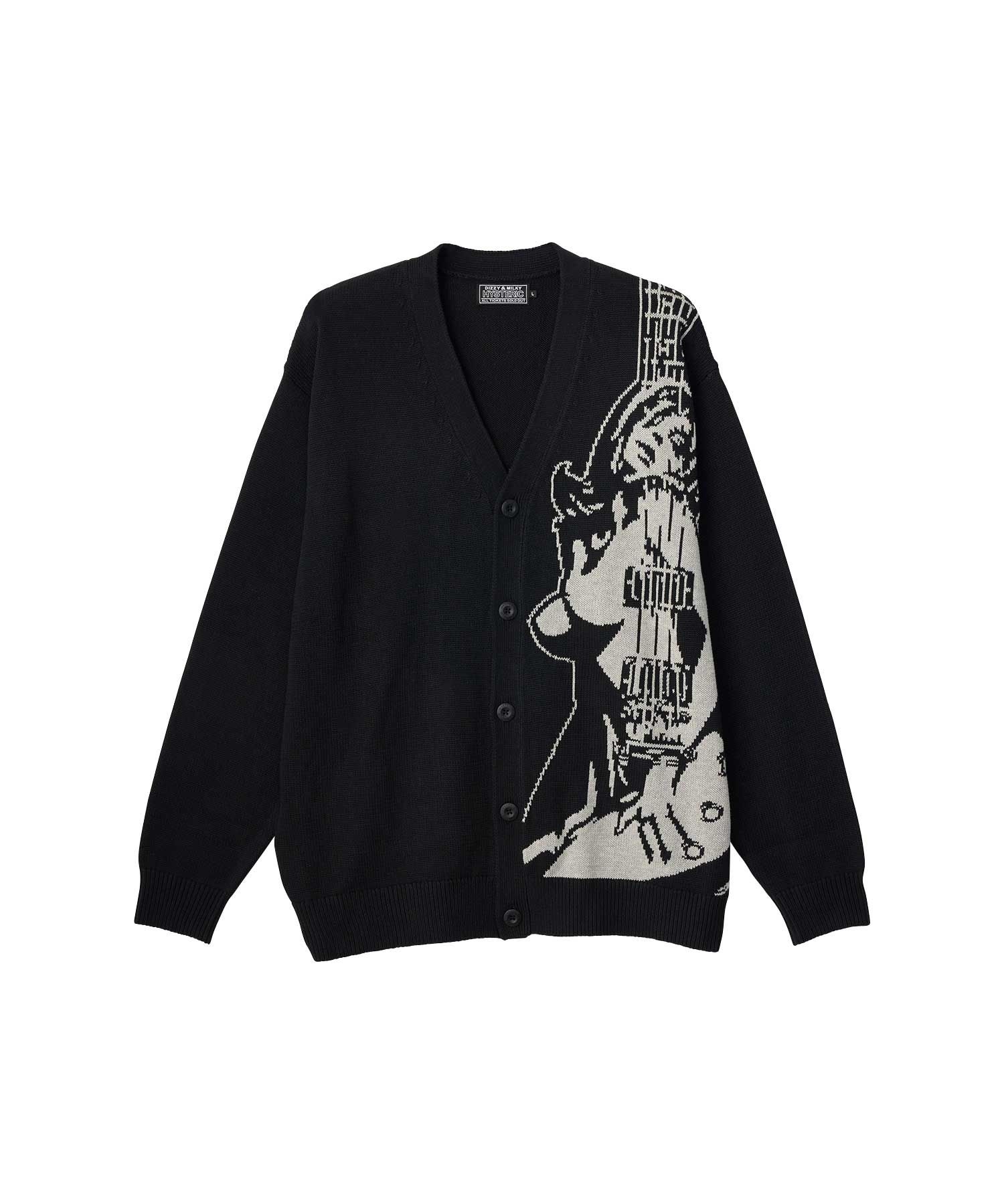 GUITAR GIRL編込 カーディガン|HYSTERIC GLAMOUR MEN | HYSTERIC