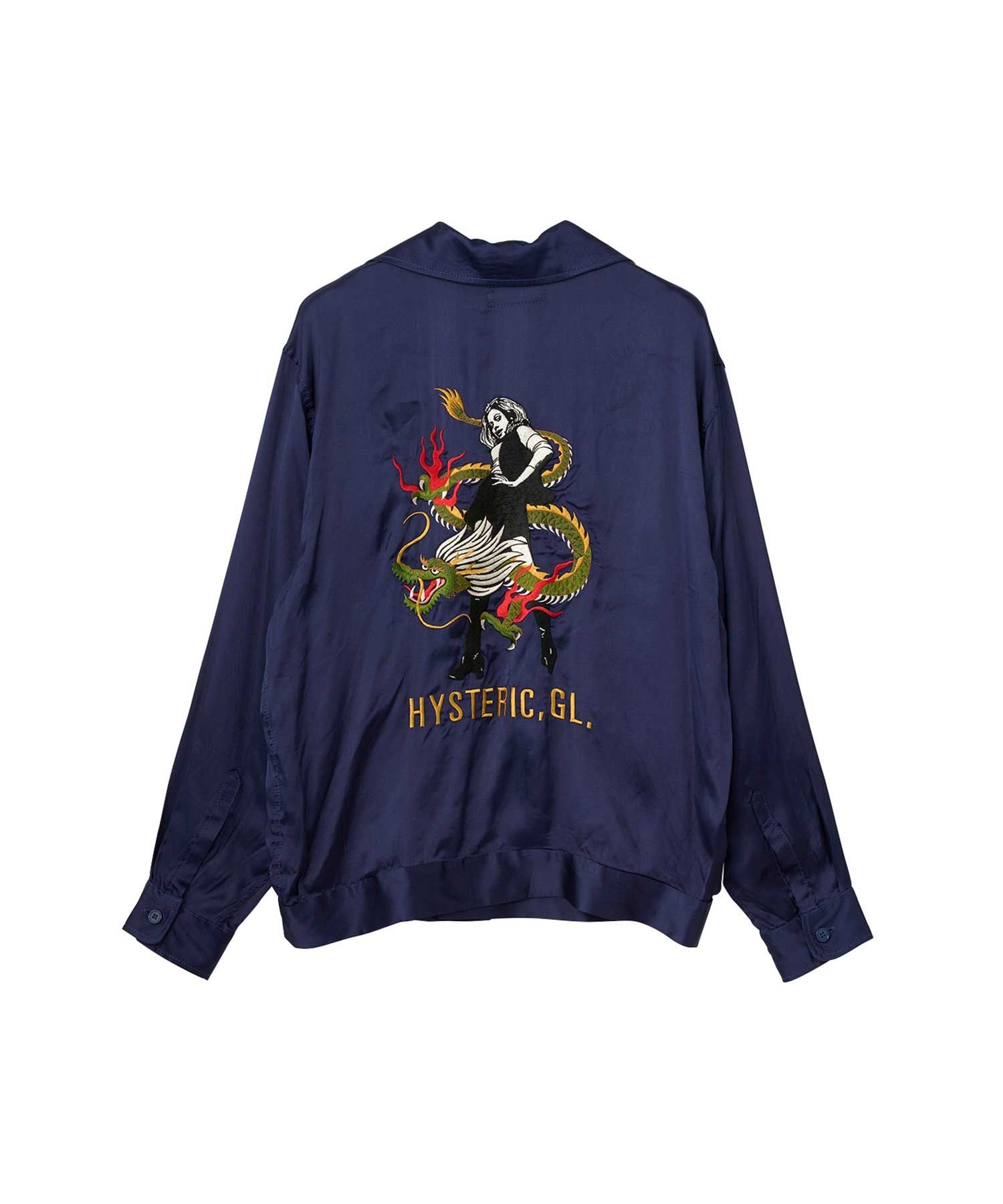 DRAGON FLAME刺繍 スーベニアシャツ|HYSTERIC GLAMOUR MEN | HYSTERIC