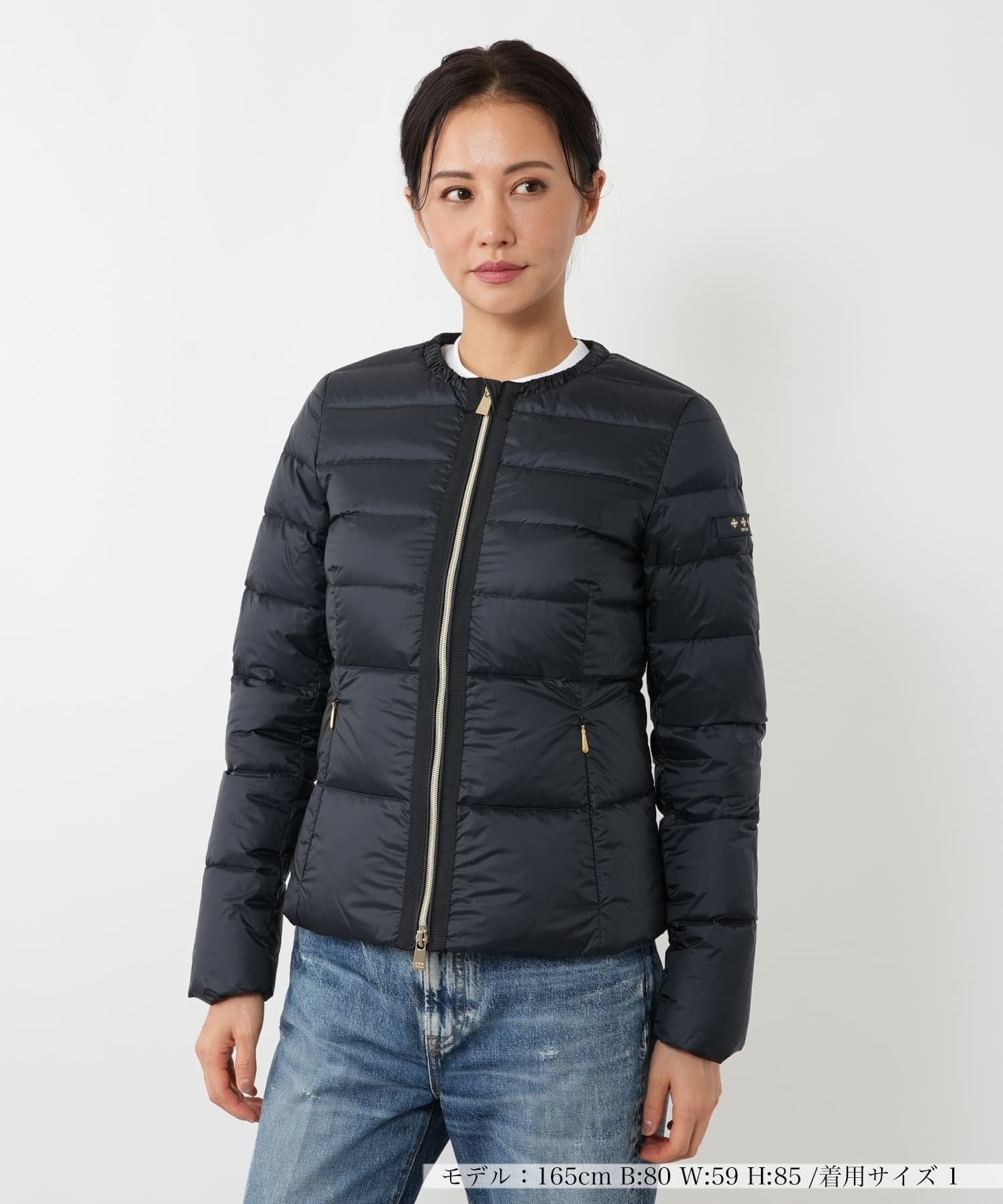 ノーカラーダウンジャケット【TATRAS】|ネミカ | レリアン公式