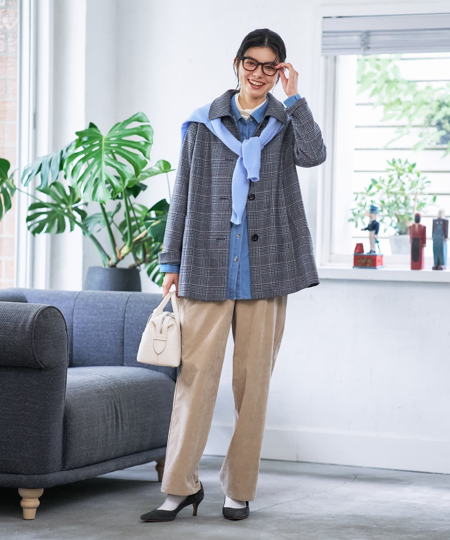 正統派】グレンチェックジャケット|キャラ・オ・クルス | レリアン公式